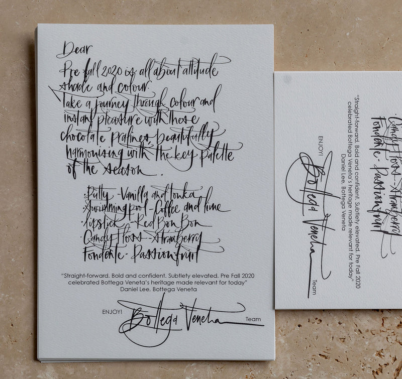 Luxury Client Calligraphy