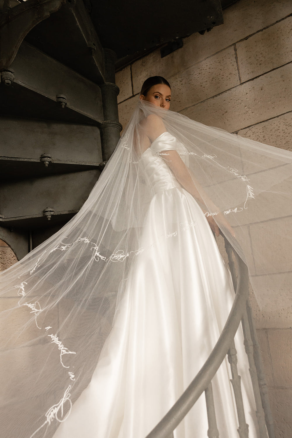 embriodery veil